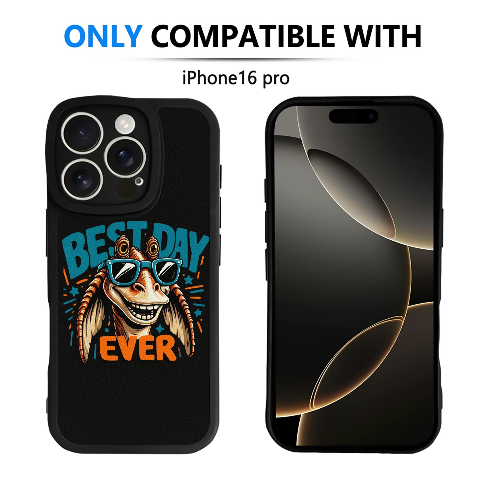 （画像用） スター・ウォーズ Star Wars 【iPhone 16シリーズ対応】シリコンスマホケース（レザー調） 材質：シリコン